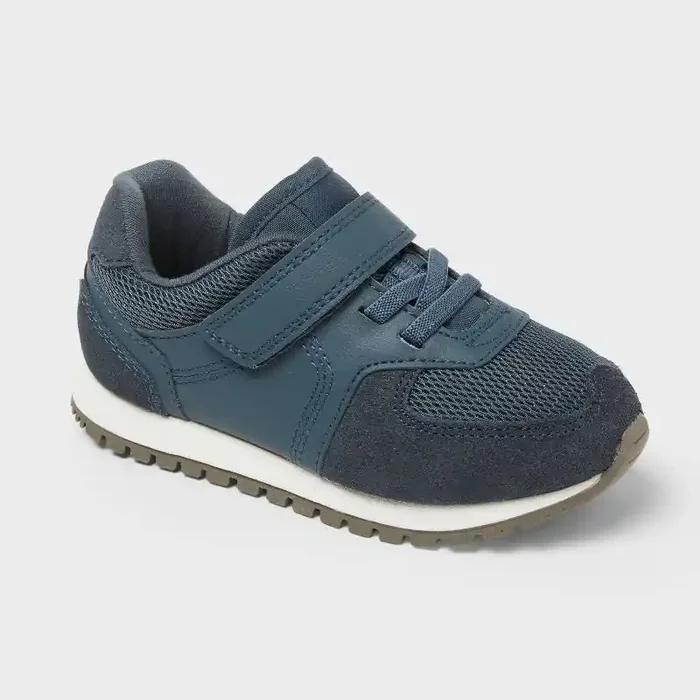 Toddler Samson Retro Sneakers – Cat & Jack™ Navy Blue 8T