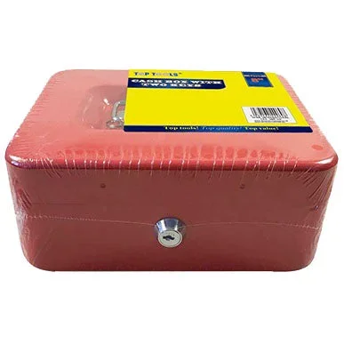 Top Tools Cash Box with Two Keys 8”