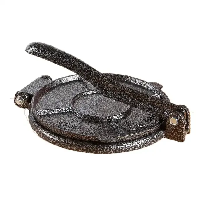 Tortilla Press Cast Iron Black Electro Finish 7.25″