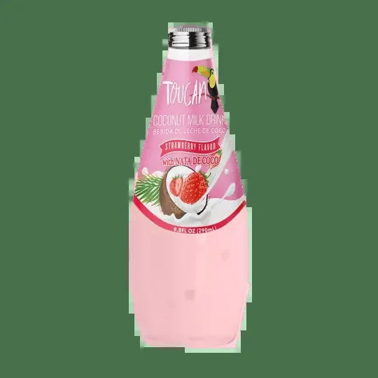 Toucan Coconut Milk with Nata de Coco Strawberry – 9.8 oz