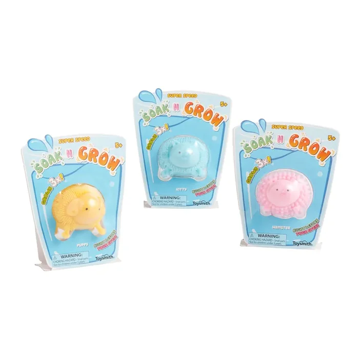 Toysmith Soak And Grow Pets Set of 3