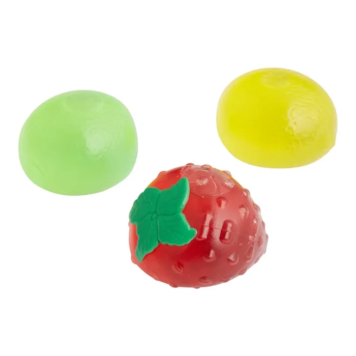 Toysmith Super Squeezies Fruit Set of 3