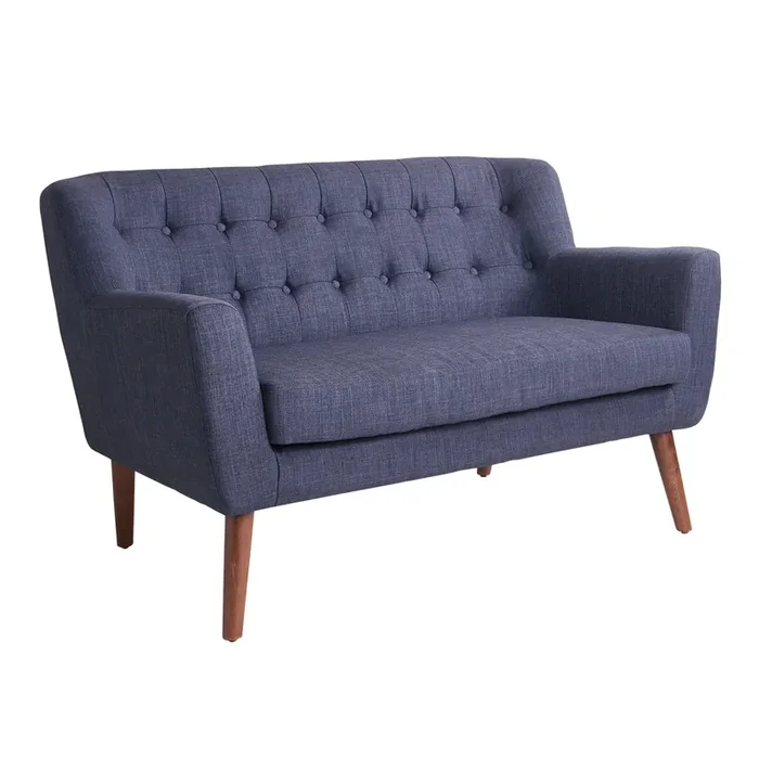 Travis Mid Century Tufted Loveseat