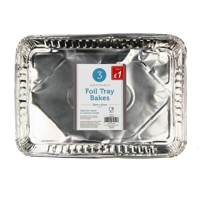 Tray Bakes 32cm x 20.1cm x 303cm 3 Pack