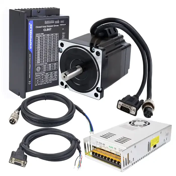 TS Series 1 Axis 4.8Nm 679.74oz.in Nema 34 Closed Loop Stepper Kit with Power Supply