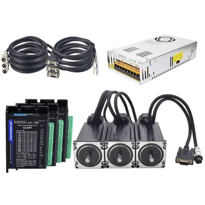 TS Series 3 Axis 3.0Nm (424.83oz.in) Nema 23 Closed Loop Stepper Kit w/ Power Supply