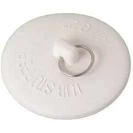 Tub Stopper with Metal Ring, Rubber