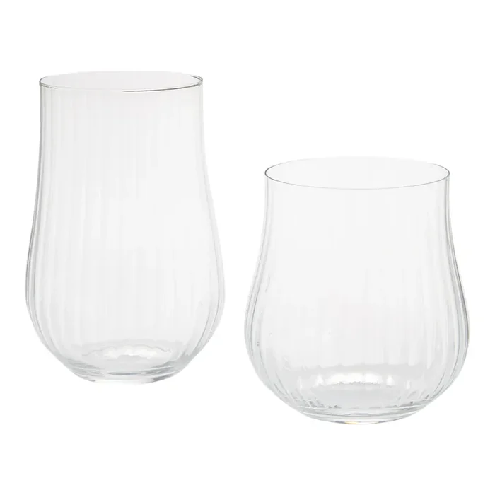 Tulipa Crystalex Optic Bar Glass