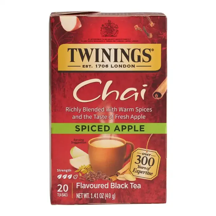 Twinings Spiced Apple Chai Tea 20 Count