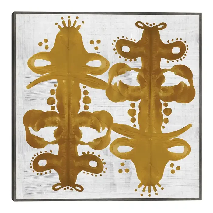 Twins By Nikki Chu Framed Canvas Wall Art