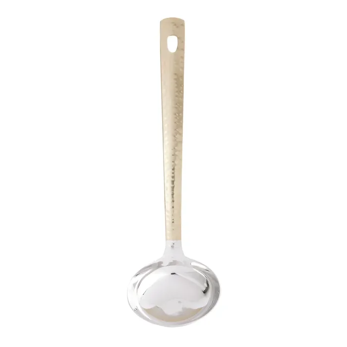 Two Tone Hammered Stainless Steel Ladle