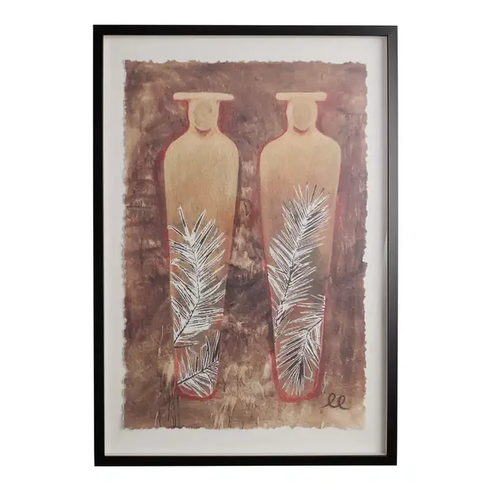 Two Vessels By Lily Christoffersen Framed Wall Art