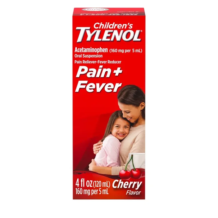 Tylenol Children‘s Tylenol Pain + Fever Relief Liquid – Acetaminophen – Cherry – 4 fl oz