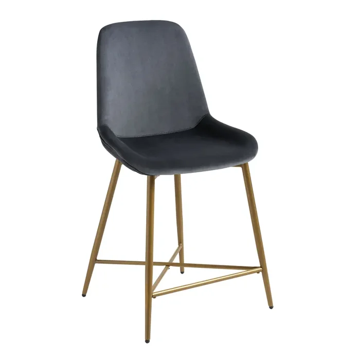 Tyler Velvet Upholstered Counter Stool