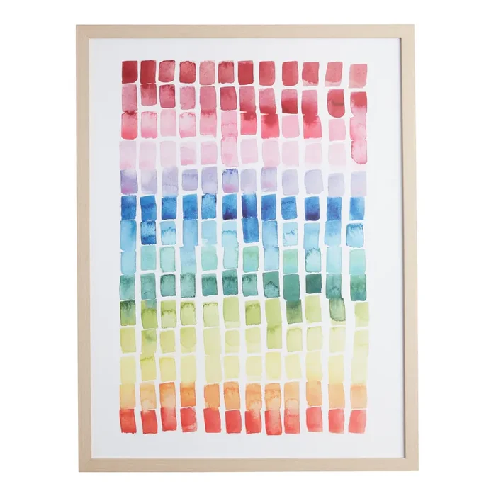 Under the Rainbow I by Grace Popp Framed Canvas Wall Art
