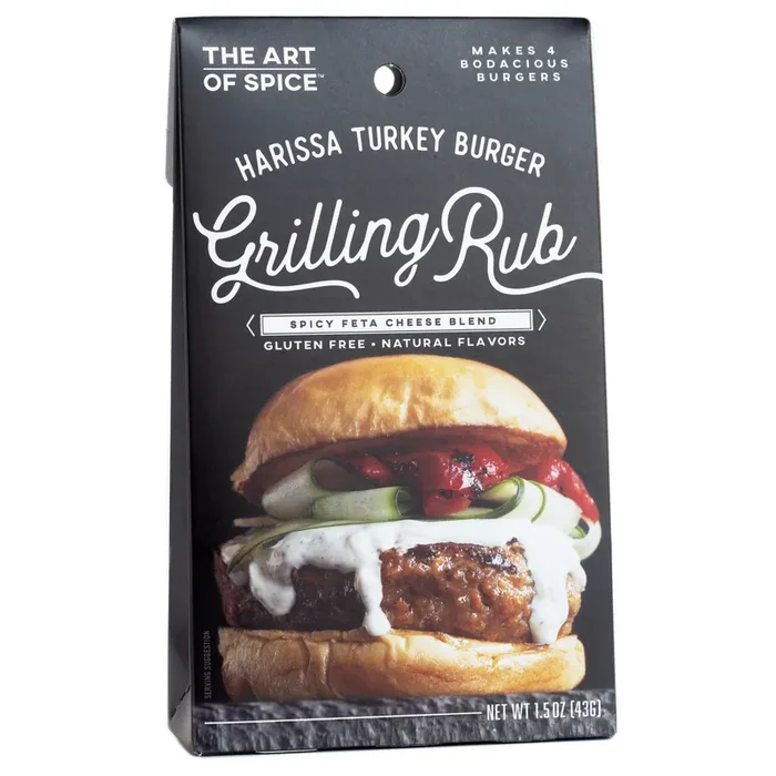 Urban Accents Harissa Turkey Burger Grilling Rub Set of 2