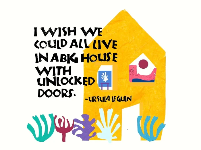 Ursula Le Guin “Unlocked Doors” Notecard