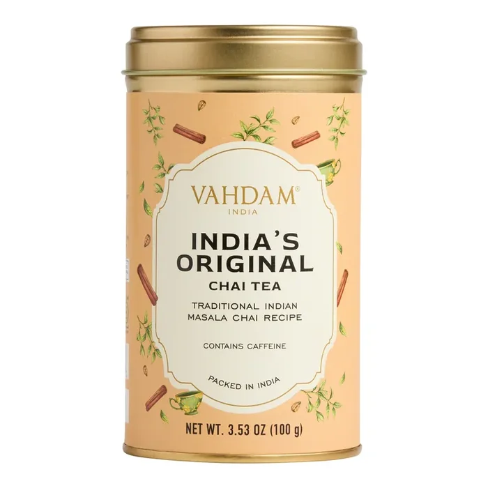 VAHDAM India Original Chai Tea Mix Tin