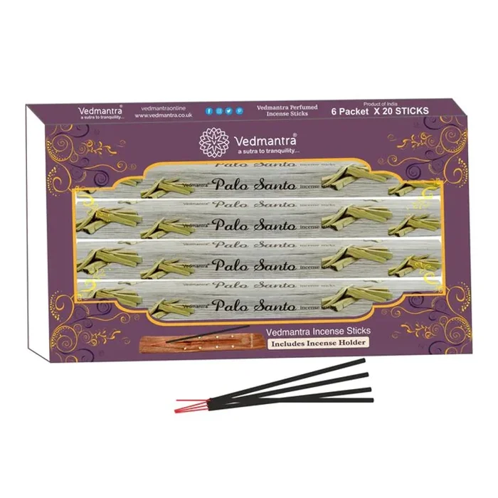 Vedmantra Palo Santo Incense Sticks 6 Pack