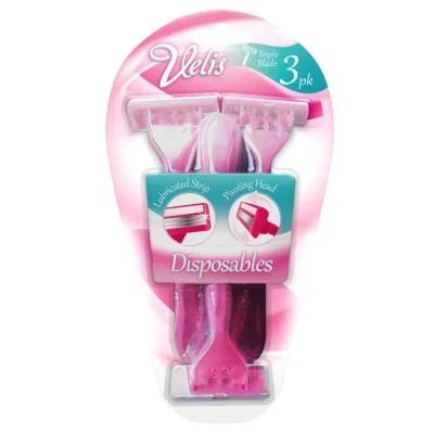 Velis Ladies Triple Blade Ultra Razors 3 Pack