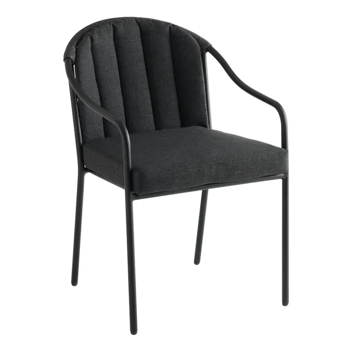 Ventura Monochromatic Outdoor Stacking Dining Chair Set of 2