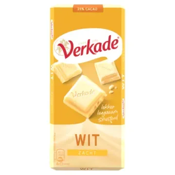 Verkade Soft white chocolate tablet