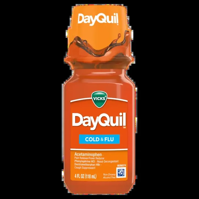 Vicks Dayquil Cold & Flu Liquid 4 oz
