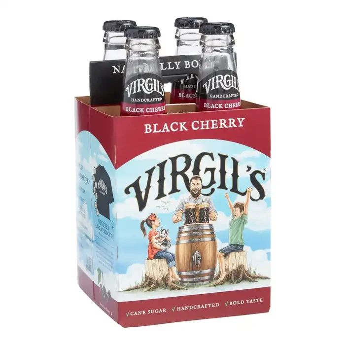 Virgil‘s Handcrafted Black Cherry Soda 4 Pack
