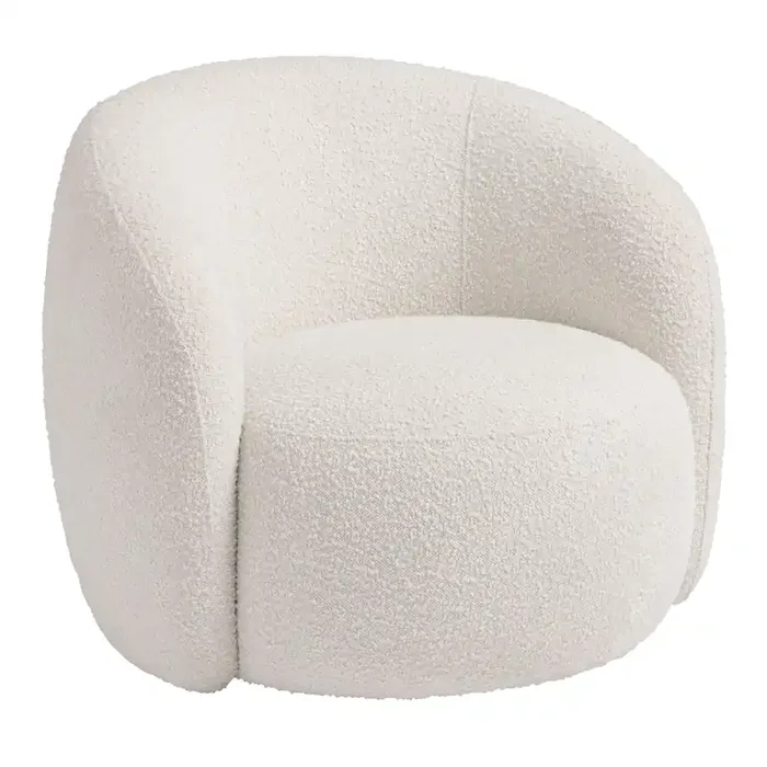 Vitoria Curved Channel Back Upholstered Swivel Chair