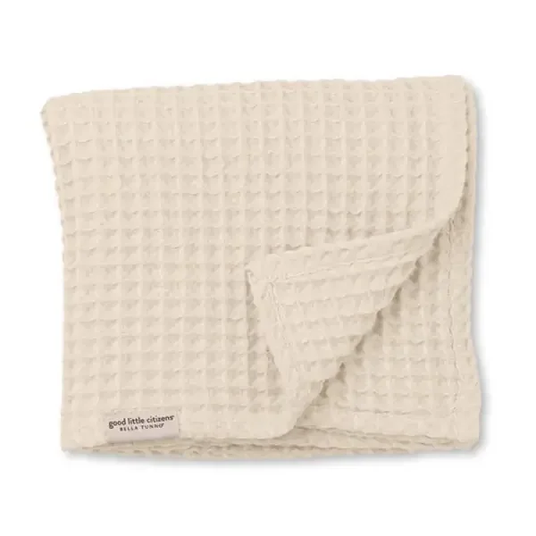 WAFFLE BABY BLANKET LINEN