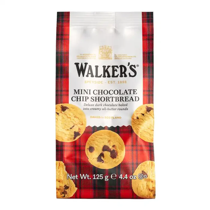 Walker‘s Mini Chocolate Chip Shortbread Rounds Bag