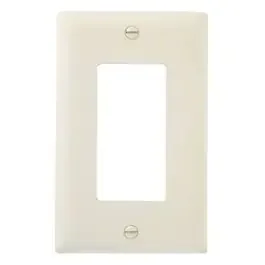 Wall Plate, Decorator Opening, Almond Nylon, 10-Pk.