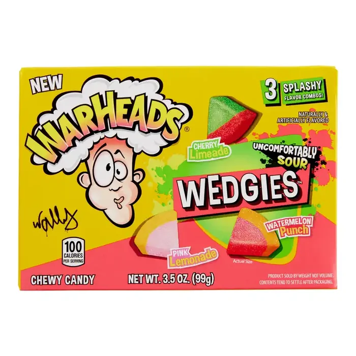 Warheads Wedgies Chewy Candy Theater Box