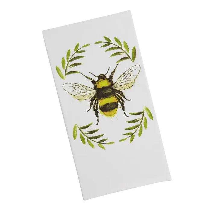 Watercolor Bee Kitchen Towel