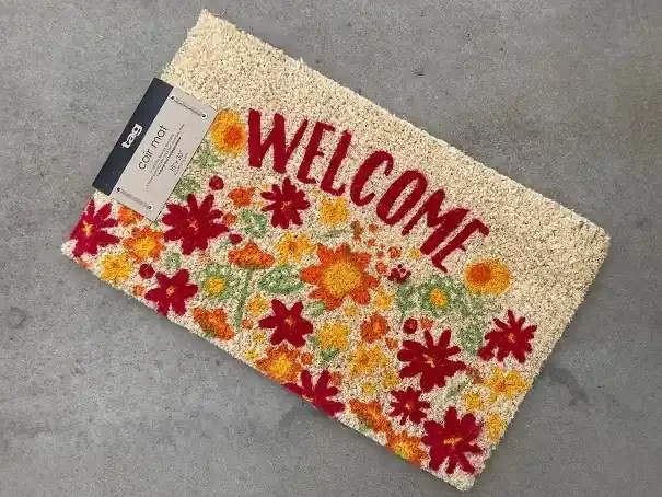 WELCOME SUNSHINE COIR MAT