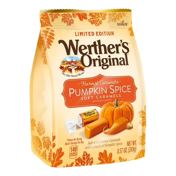 Werther‘s Original Pumpkin Spice Soft Caramels Bag