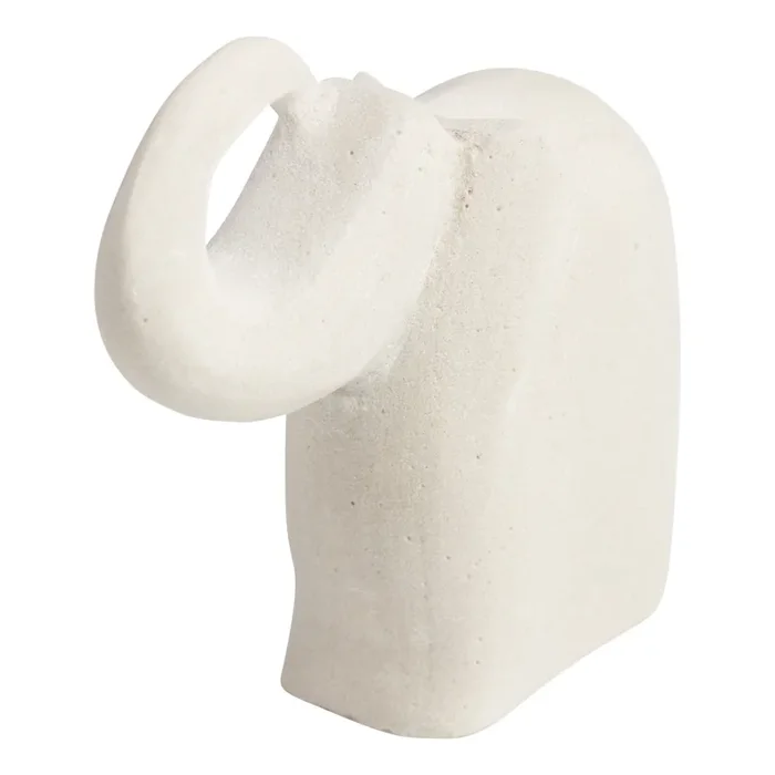 White Ecomix Elephant Bookends