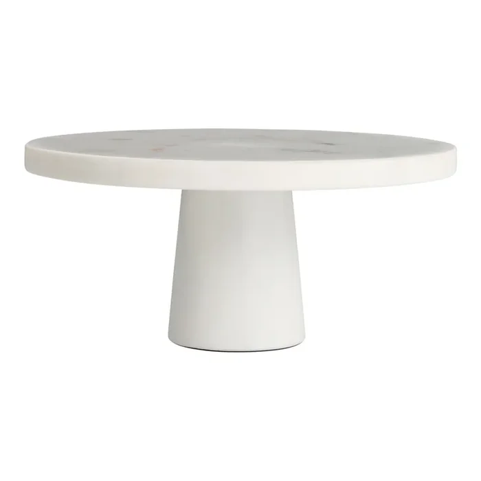 White Marble Cake Stand