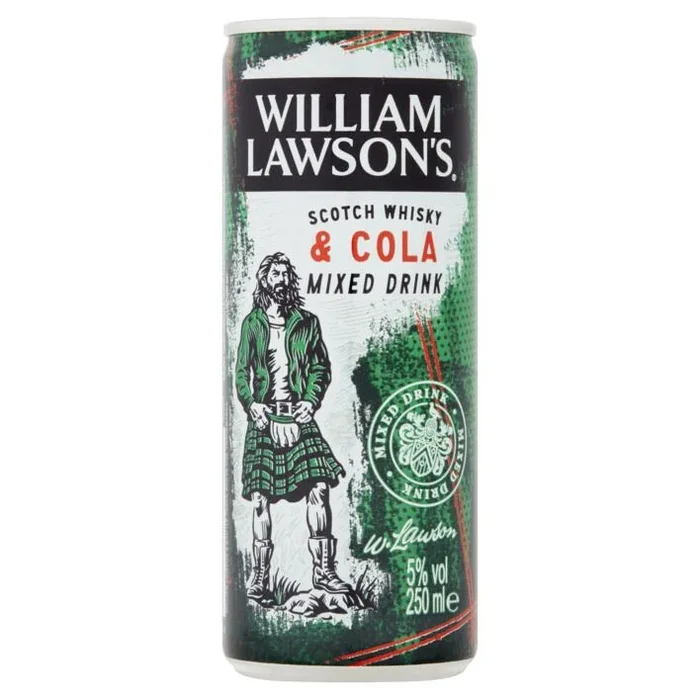 William Lawson’s Whisky with cola