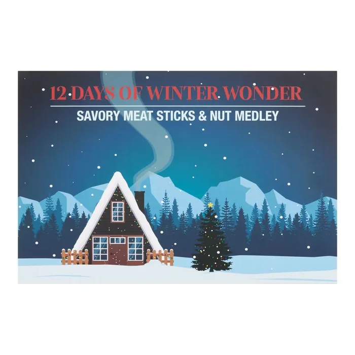 Winter Wonder Nut And Beef Stick 12 Day Advent Calendar