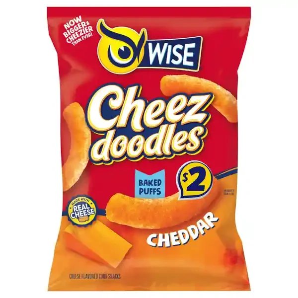 Wise Cheez Doodles Baked Puffs Cheddar