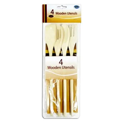 Wooden Kitchen Utensils 4 pack