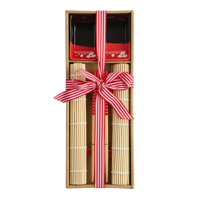 World Market Bamboo Sushi Making for Two Gift Set