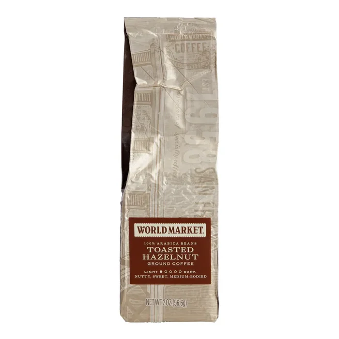 World Market® Toasted Hazelnut Ground Coffee 2 Oz. Set of 15