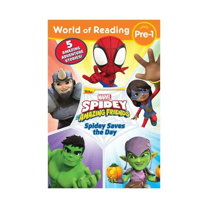 World of Reading Spidey Saves the Day – by Disney Books (Paperback)