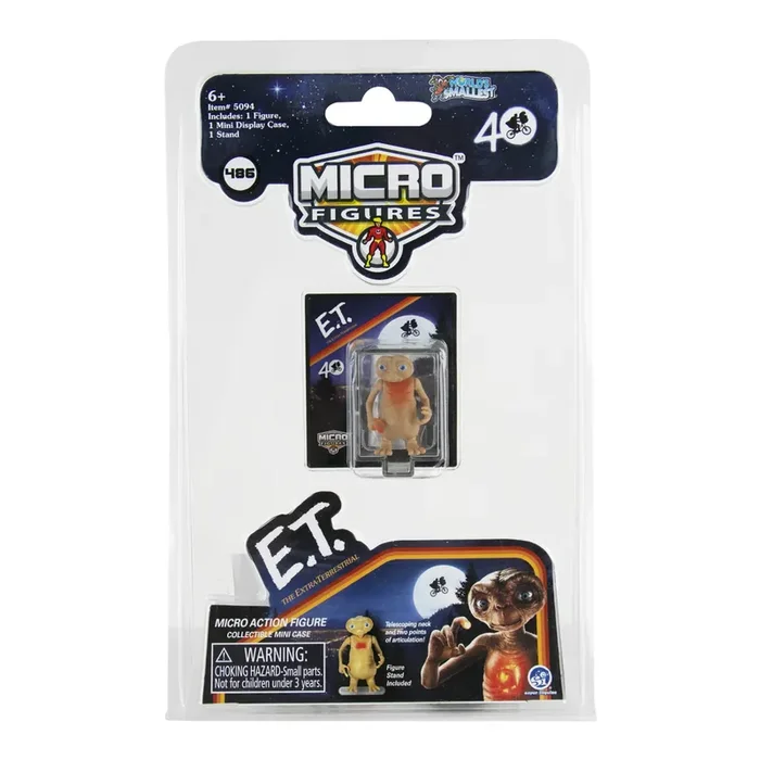 World‘s Smallest E.T. The Extra-Terrestrial Micro Figure