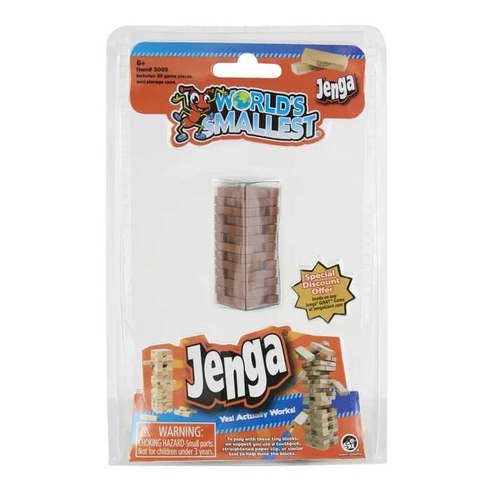 World‘s Smallest Jenga Game