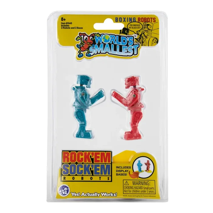 World‘s Smallest Rock‘Em Sock‘Em Robots Game