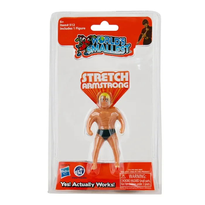 World‘s Smallest Stretch Armstrong Micro Figure