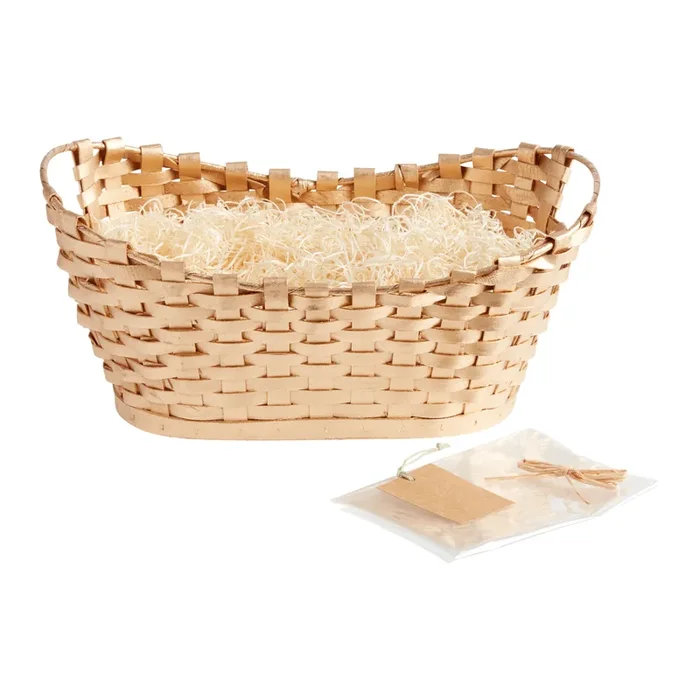 Woven Fiber Christmas Gift Basket Kit